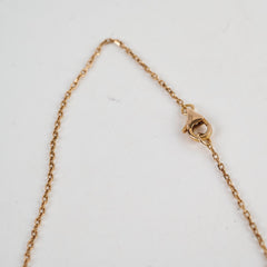 Cartier Logo Necklace Rose Gold