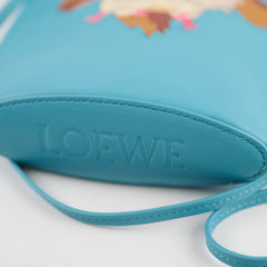 Loewe Dice Pocket Howl's Moving Castle Heen Crossbody Bag Blue