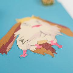 Loewe Dice Pocket Howl's Moving Castle Heen Crossbody Bag Blue