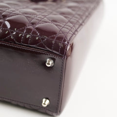 Christian Dior Large Lady Dior Dark Purple