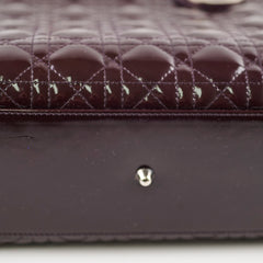 Christian Dior Large Lady Dior Dark Purple