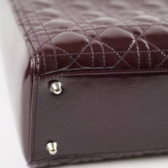 Christian Dior Large Lady Dior Dark Purple