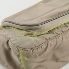 Prada Nylon Shoulder Bag Khaki Green