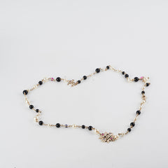 Chanel Long Pearl Crystal Necklace