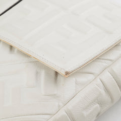 ITEM 1 - Fendi Baguette White Large Shoulder Bag