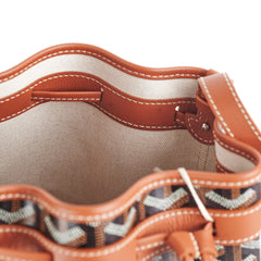 ITEM 2 - Goyard Petite Flot Bucket Bag Black/Tan