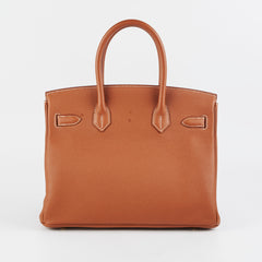 Hermes Birkin 30 Gold A Stamp