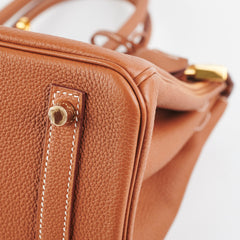 Hermes Birkin 30 Gold A Stamp