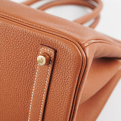 Hermes Birkin 30 Gold A Stamp