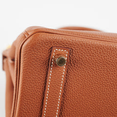 Hermes Birkin 30 Gold A Stamp