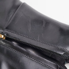 Louis Vuitton Black Leather Boots Size 39