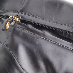 Louis Vuitton Black Leather Boots Size 39