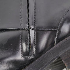 Louis Vuitton Black Leather Boots Size 39