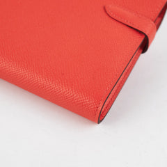 Hermes Kelly Long Wallet Epsom Rose Jaipur X Stamp (2016)