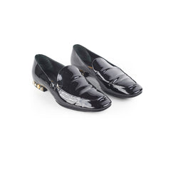 Louis Vuitton Patent Loafers Black