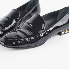 Louis Vuitton Patent Loafers Black