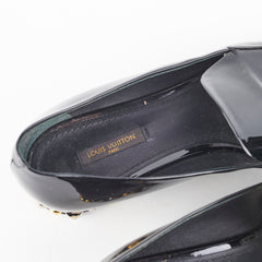 Louis Vuitton Patent Loafers Black
