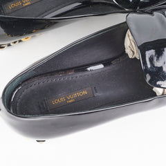 Louis Vuitton Patent Loafers Black
