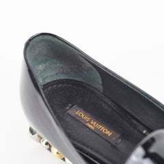 Louis Vuitton Patent Loafers Black