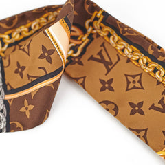 Louis Vuitton Silk Scarf Bandeau Monogram