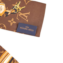 Louis Vuitton Silk Scarf Bandeau Monogram