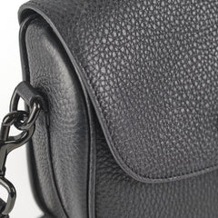 Christian Dior Grained Calfskin Medium Bobby Flap Black