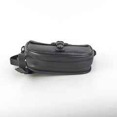 Christian Dior Grained Calfskin Medium Bobby Flap Black