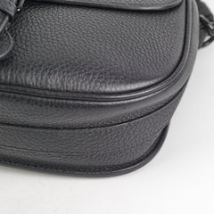 Christian Dior Grained Calfskin Medium Bobby Flap Black