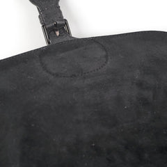 Christian Dior Grained Calfskin Medium Bobby Flap Black