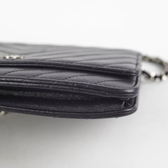 Chanel Wallet On Chain WOC Calfskin Black
