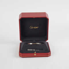 Cartier Love Bracelet Thin White Gold Size 16