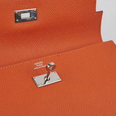 Hermes Kelly Long Wallet Orange Epsom