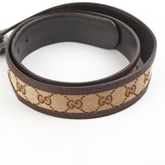 Gucci Interlocking Monogram Belt Brown (Size 100)