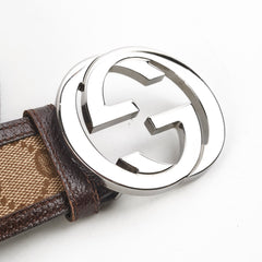 Gucci Interlocking Monogram Belt Brown (Size 100)