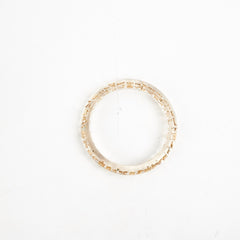 Louis Vuitton Thin Bangle Clear/Gold Size M/L