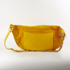 Chanel X Pharrell Willams Suede Waist Bag Yellow 27 series
