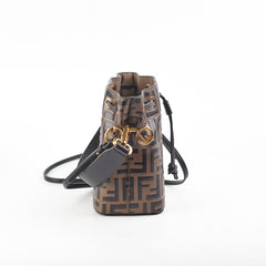 Fendi Mon Tresor Brown Leather Bag