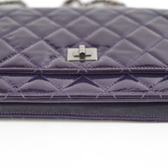 Chanel Reissue Patent Wallet On Chain WOC Purple