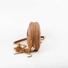 Saint Laurent Mini Lou Tan Crossbody Bag