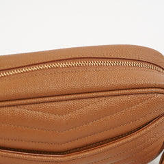 Saint Laurent Mini Lou Tan Crossbody Bag