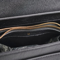 Celine 16 Classique Black Grained Calfskin