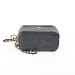 Chanel Vanity Caviar Black - New Version 23C