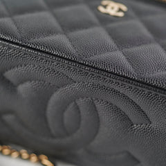 Chanel Vanity Caviar Black - New Version 23C
