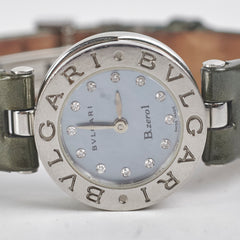 Bvlgari B-Zero1 Blue MOP Stainless Steel Ladies Watch
