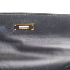 Hermes Kelly 28 Box Calf Black - Z Circle Stamp 1996