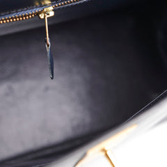 Hermes Vintage Kelly 28 Box Leather Navy - H Circle 1978