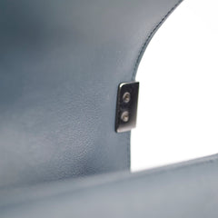 Chanel Old Medium Chevron Boy Grey