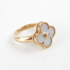 Van Cleef & Arpels VCA Vintage Alhambra Ring Size 52