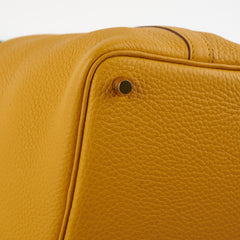 Hermes 18 Picotin Jaune Amber Y Stamp 2020