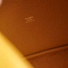 Hermes 18 Picotin Jaune Amber Y Stamp 2020